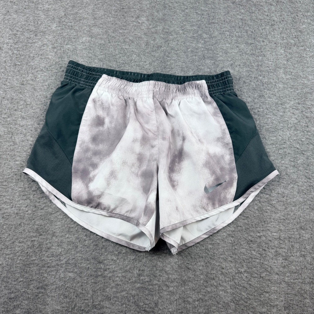 Nike Running Shorts Womens XS Gray Tie Dye Dri-FIT 10k‎ Athletic CZ9624-077
